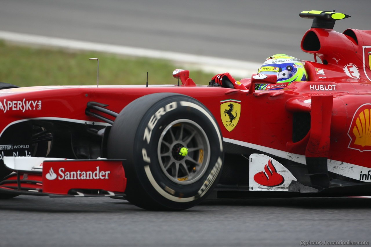 GP COREA, 06.10.2013- Gara, Felipe Massa (BRA) Ferrari F138