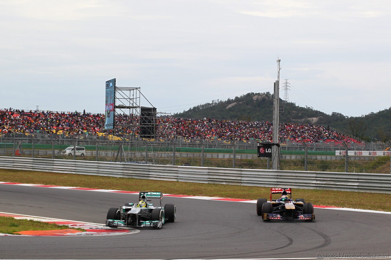 GP COREA, 06.10.2013- Gara, Nico Rosberg (GER) Mercedes AMG F1 W04