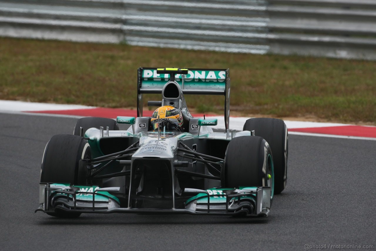 GP COREA, 06.10.2013- Gara, Lewis Hamilton (GBR) Mercedes AMG F1 W04