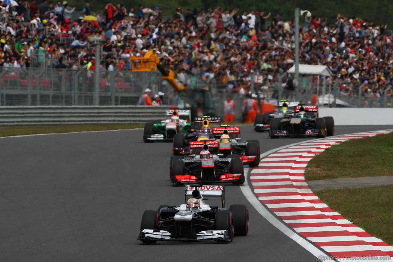 GP COREA, 06.10.2013- Gara, Pastor Maldonado (VEN) Williams F1 Team FW35