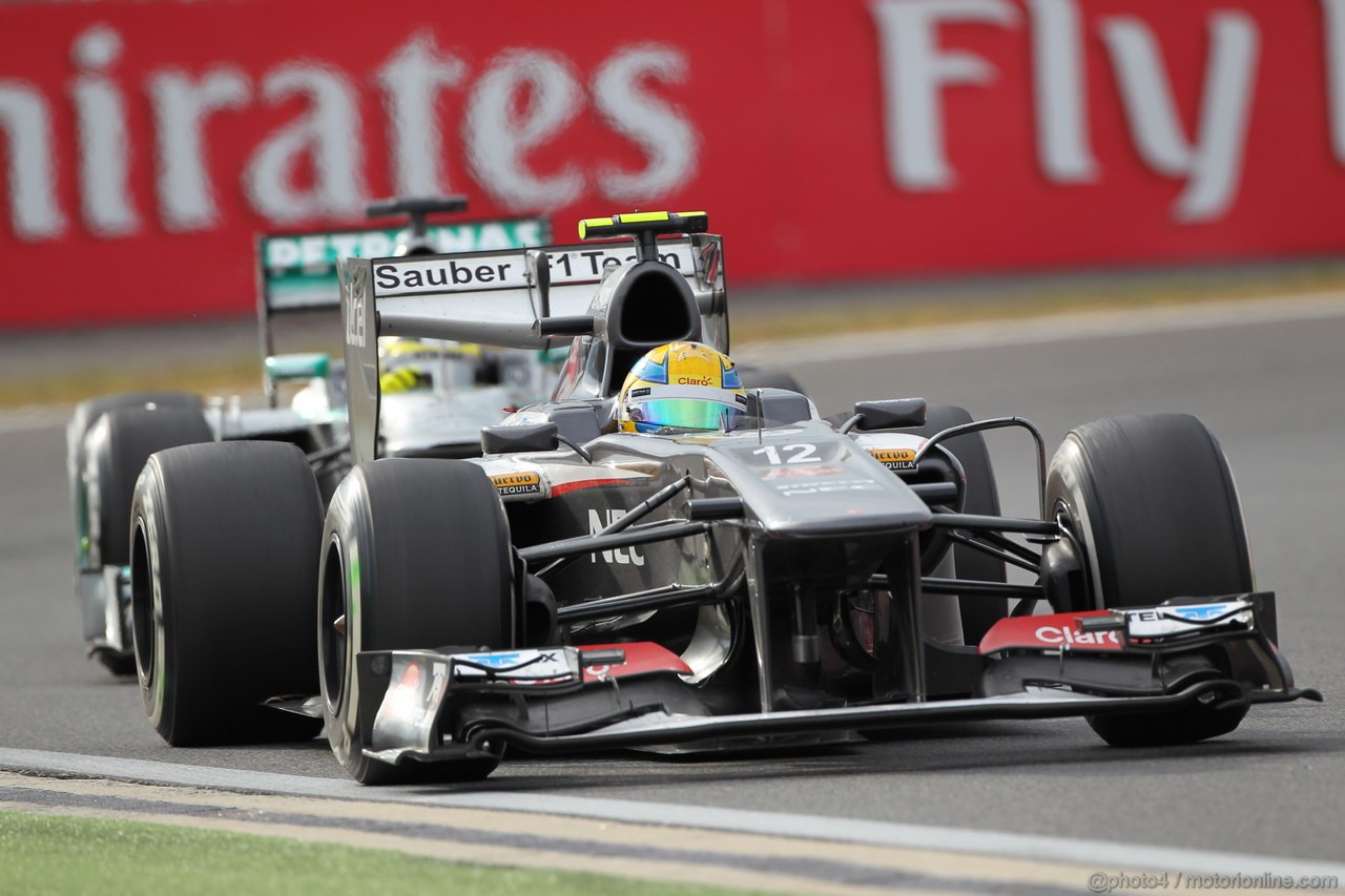 GP COREA, 06.10.2013- Gara, Esteban Gutierrez (MEX), Sauber F1 Team C32