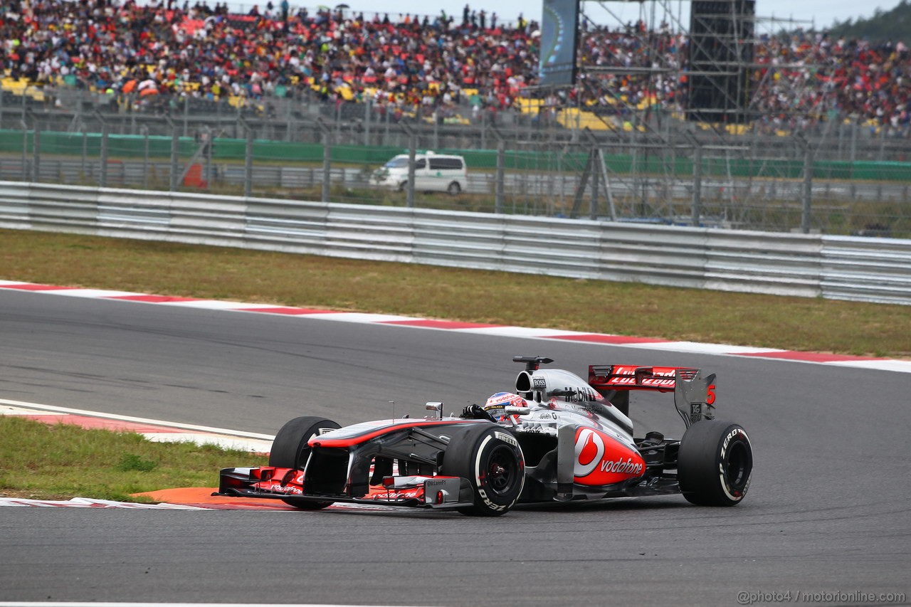 GP COREA, 06.10.2013- Gara, Jenson Button (GBR) McLaren Mercedes MP4-28