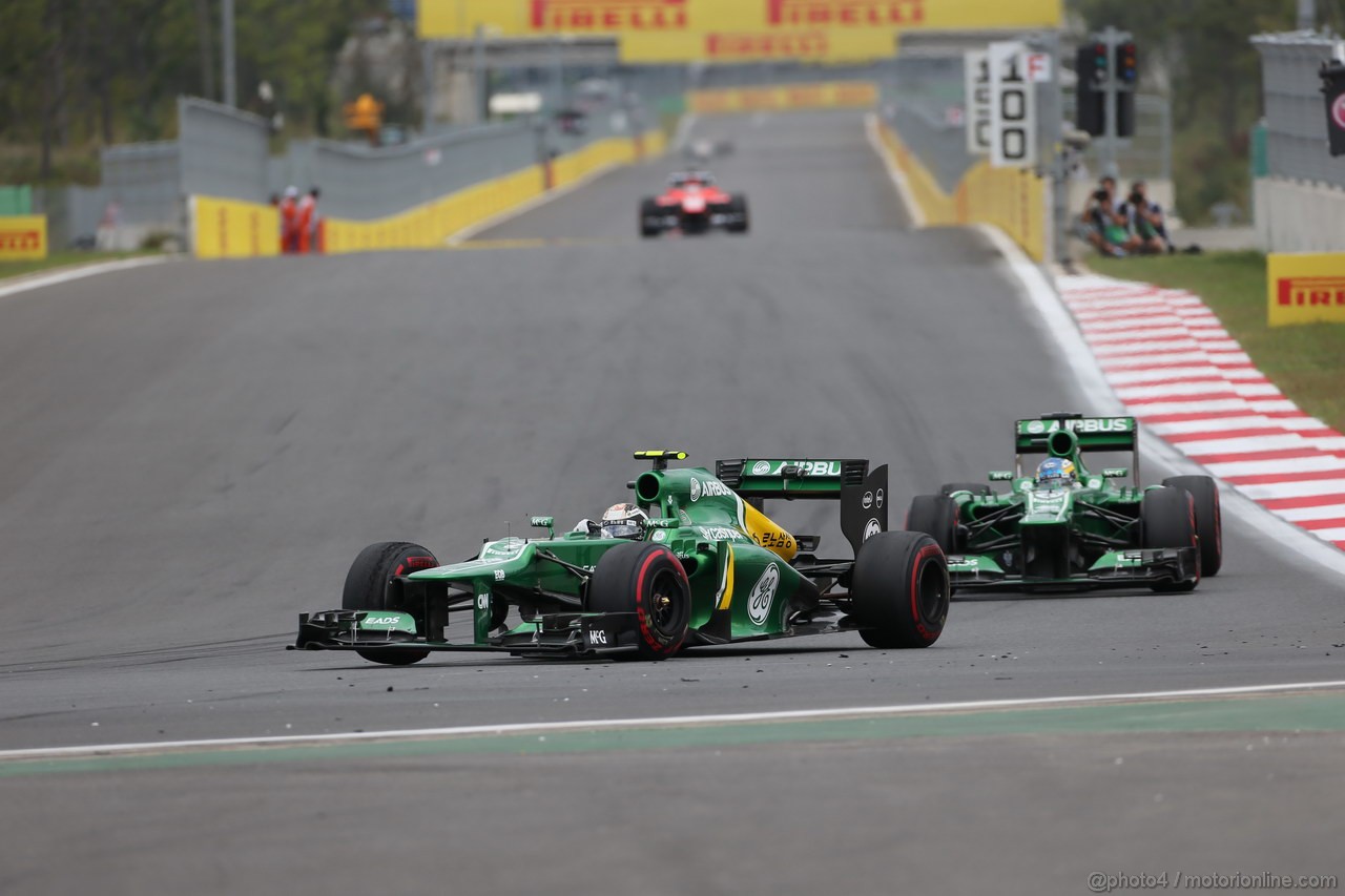 GP COREA, 06.10.2013- Gara, Giedo Van der Garde (NED), Caterham F1 Team CT03