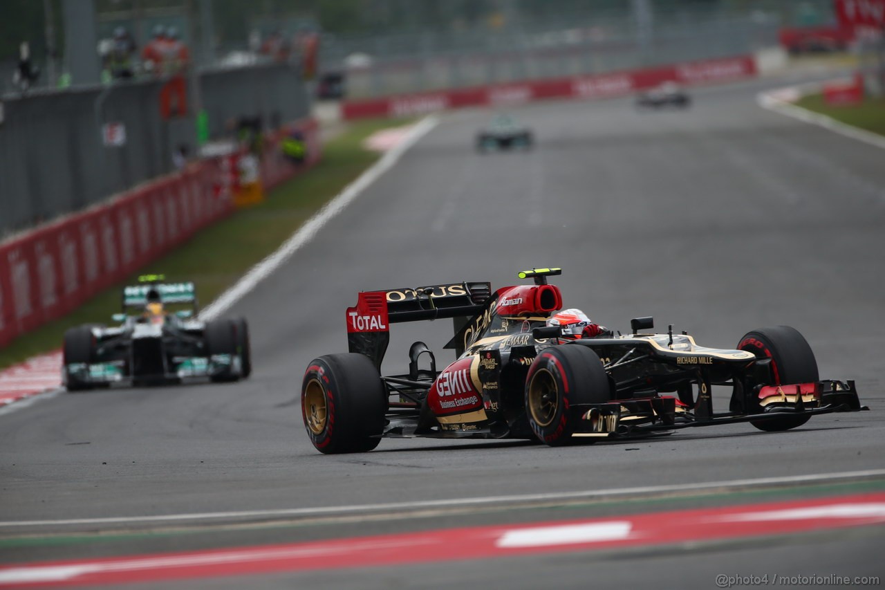 GP COREA, 06.10.2013- Gara, Romain Grosjean (FRA) Lotus F1 Team E213