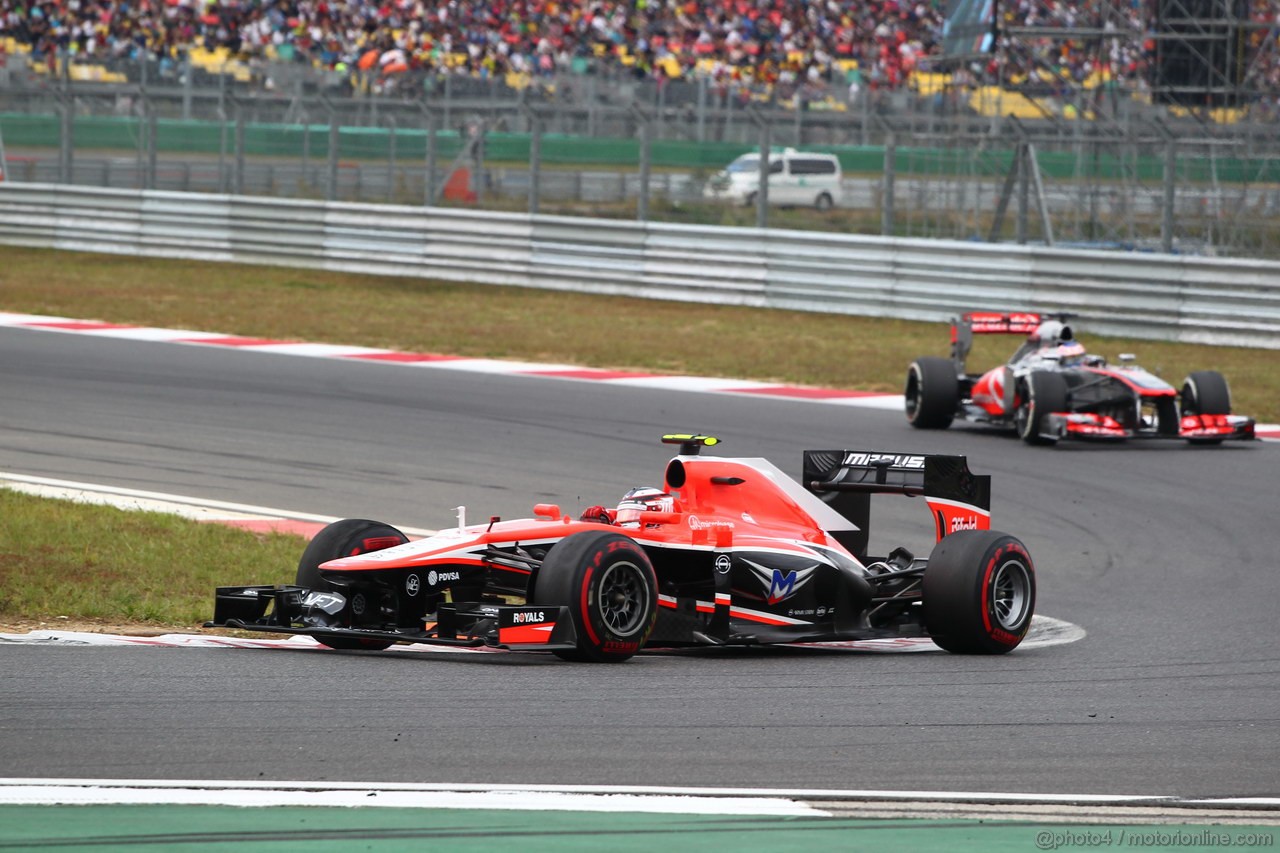 GP COREA, 06.10.2013- Gara, Max Chilton (GBR), Marussia F1 Team MR02