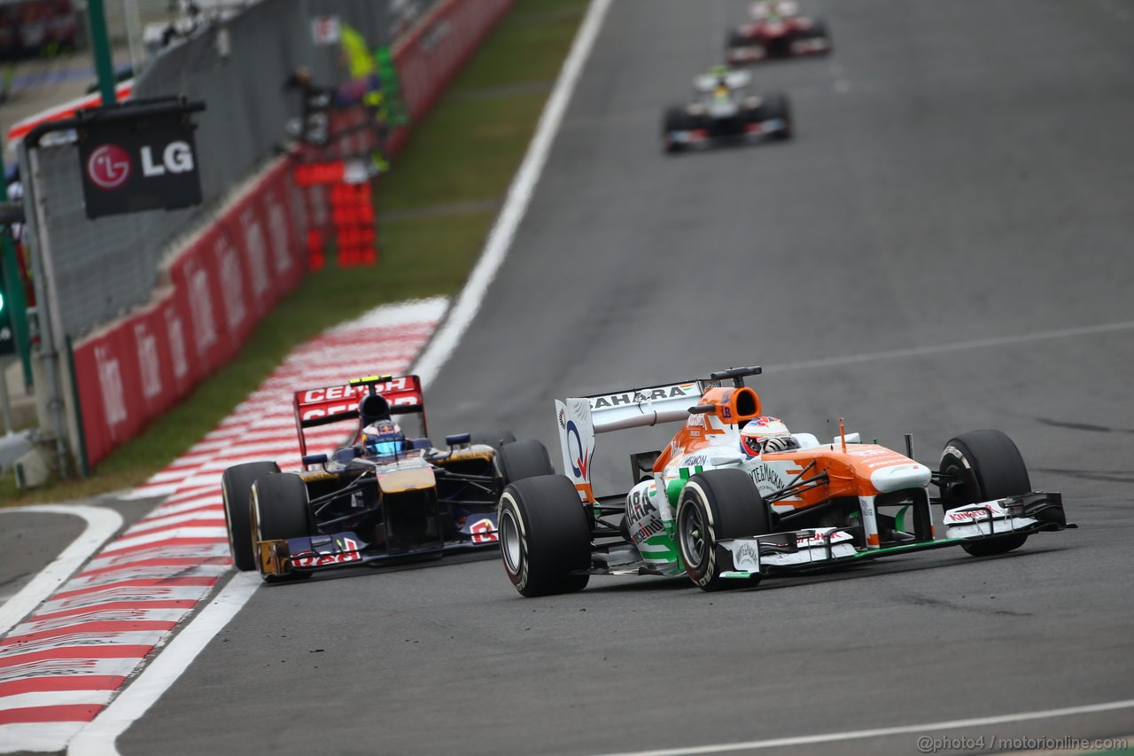 GP COREA, 06.10.2013- Gara, Paul di Resta (GBR) Sahara Force India F1 Team VJM06