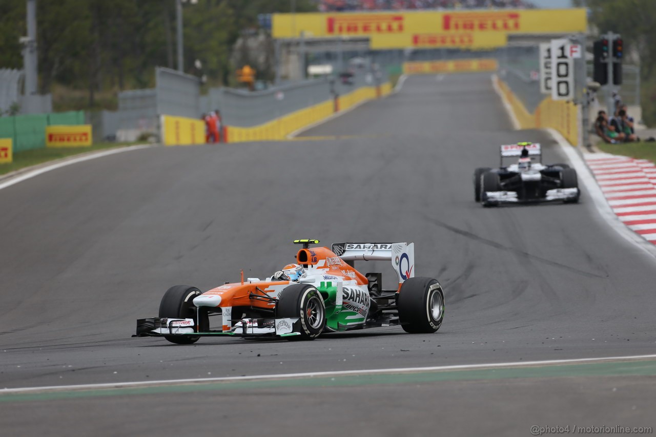 GP COREA, 06.10.2013- Gara, Adrian Sutil (GER), Sahara Force India F1 Team VJM06