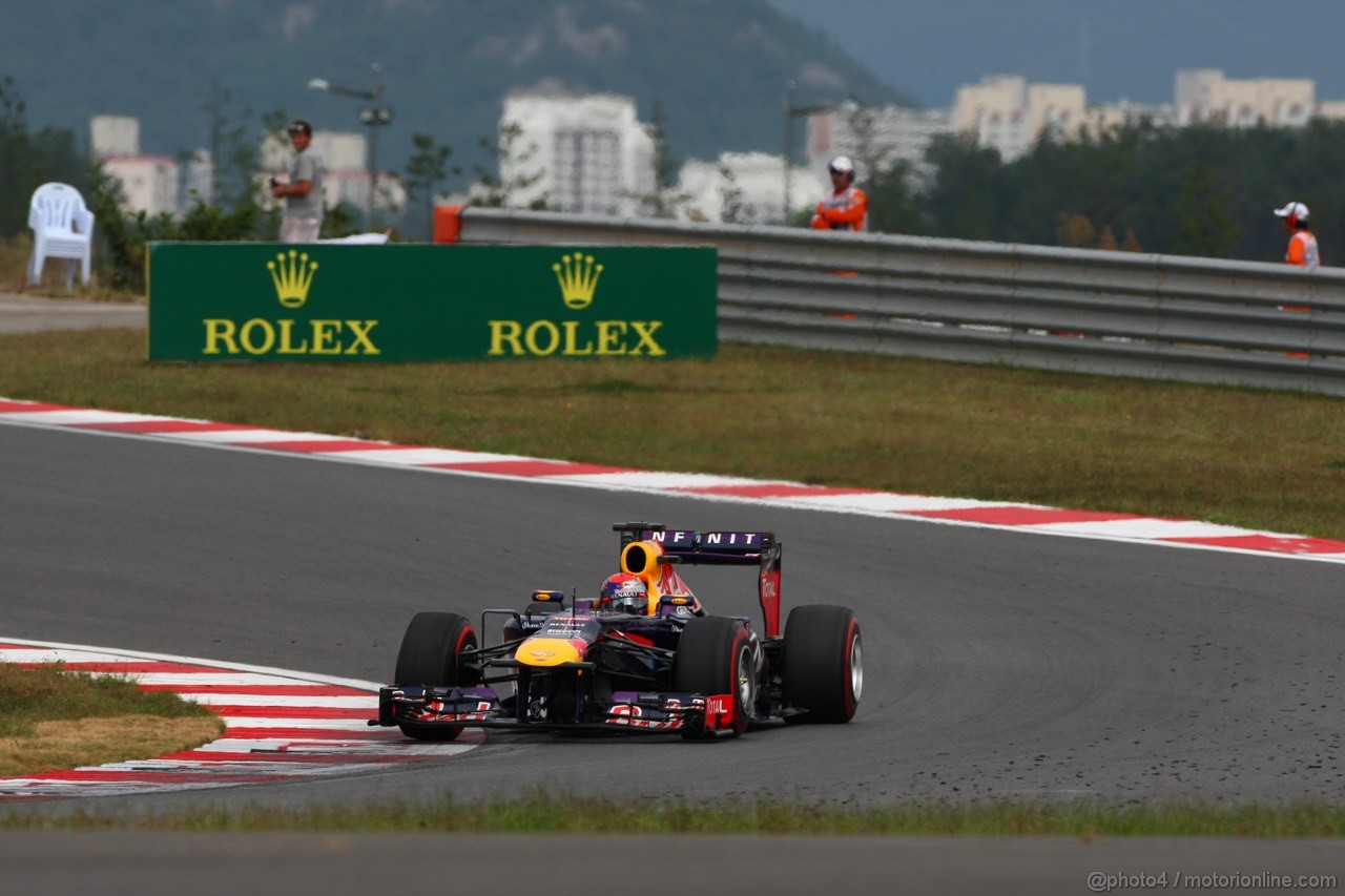 GP COREA, 06.10.2013- Gara, Sebastian Vettel (GER) Red Bull Racing RB9