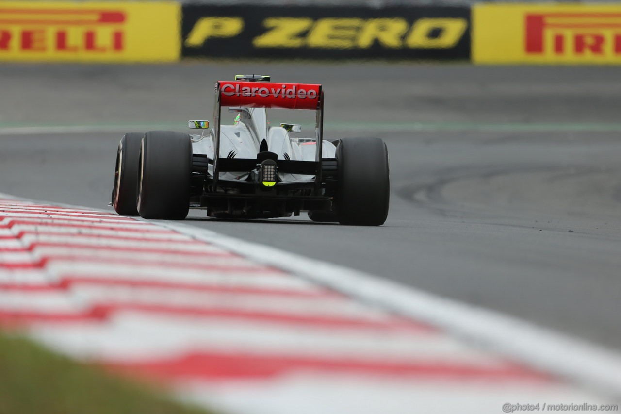 GP COREA, 06.10.2013- Gara, Sergio Perez (MEX) McLaren MP4-28