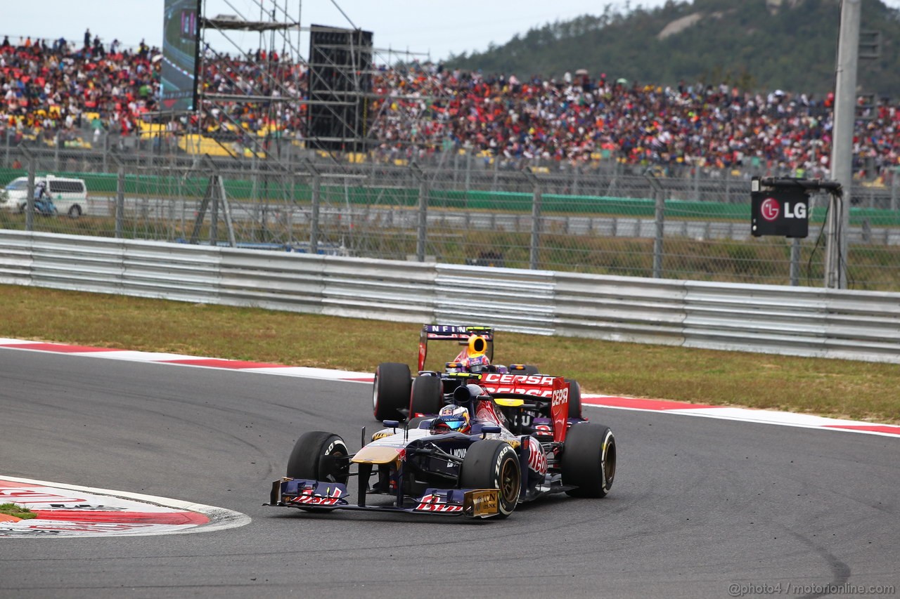 GP COREA, 06.10.2013- Gara, Daniel Ricciardo (AUS) Scuderia Toro Rosso STR8