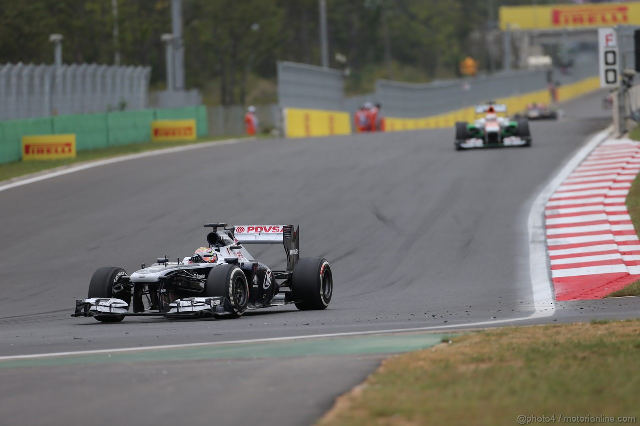 GP COREA, 06.10.2013- Gara, Pastor Maldonado (VEN) Williams F1 Team FW35