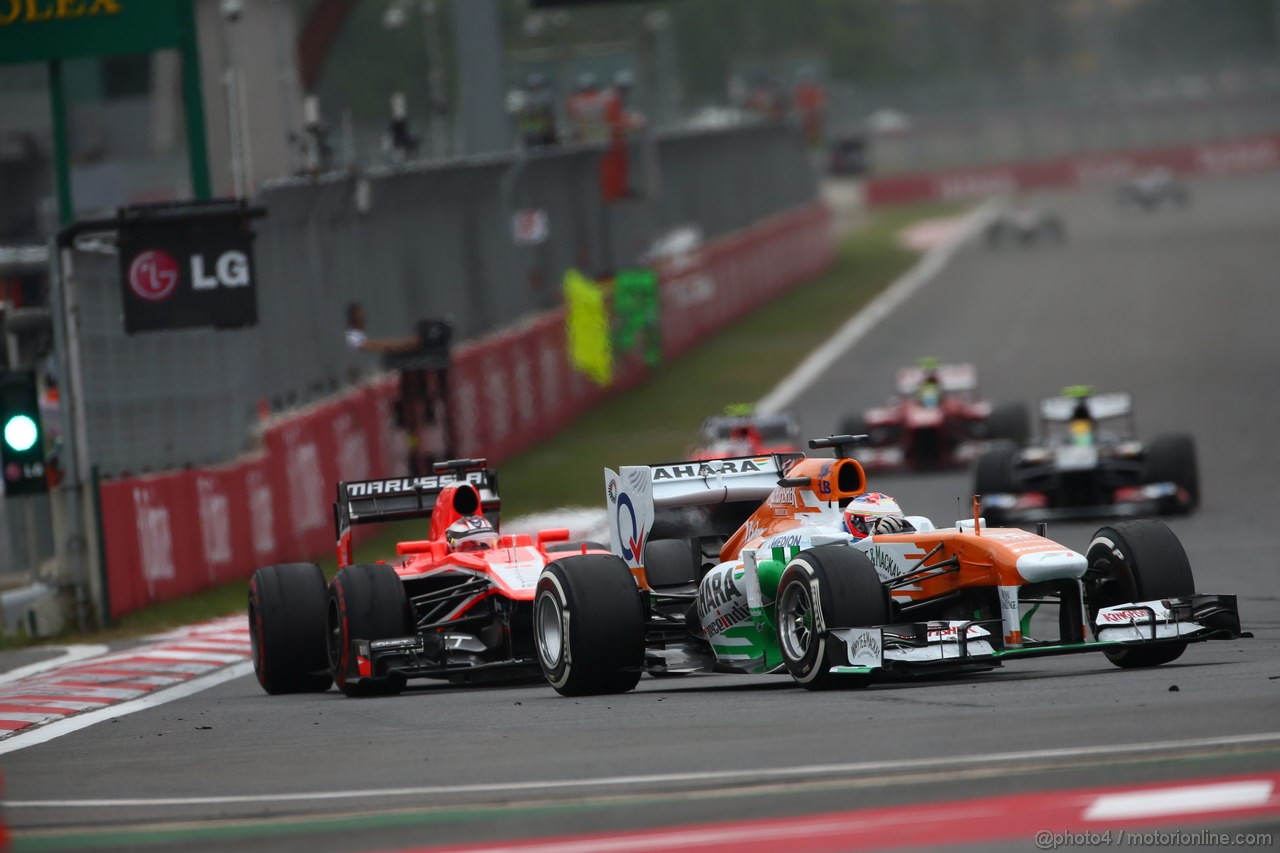 GP COREA, 06.10.2013- Gara, Paul di Resta (GBR) Sahara Force India F1 Team VJM06