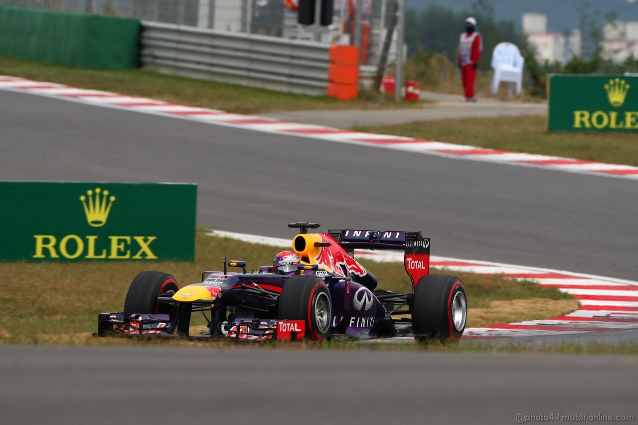 GP COREA, 06.10.2013- Gara, Sebastian Vettel (GER) Red Bull Racing RB9