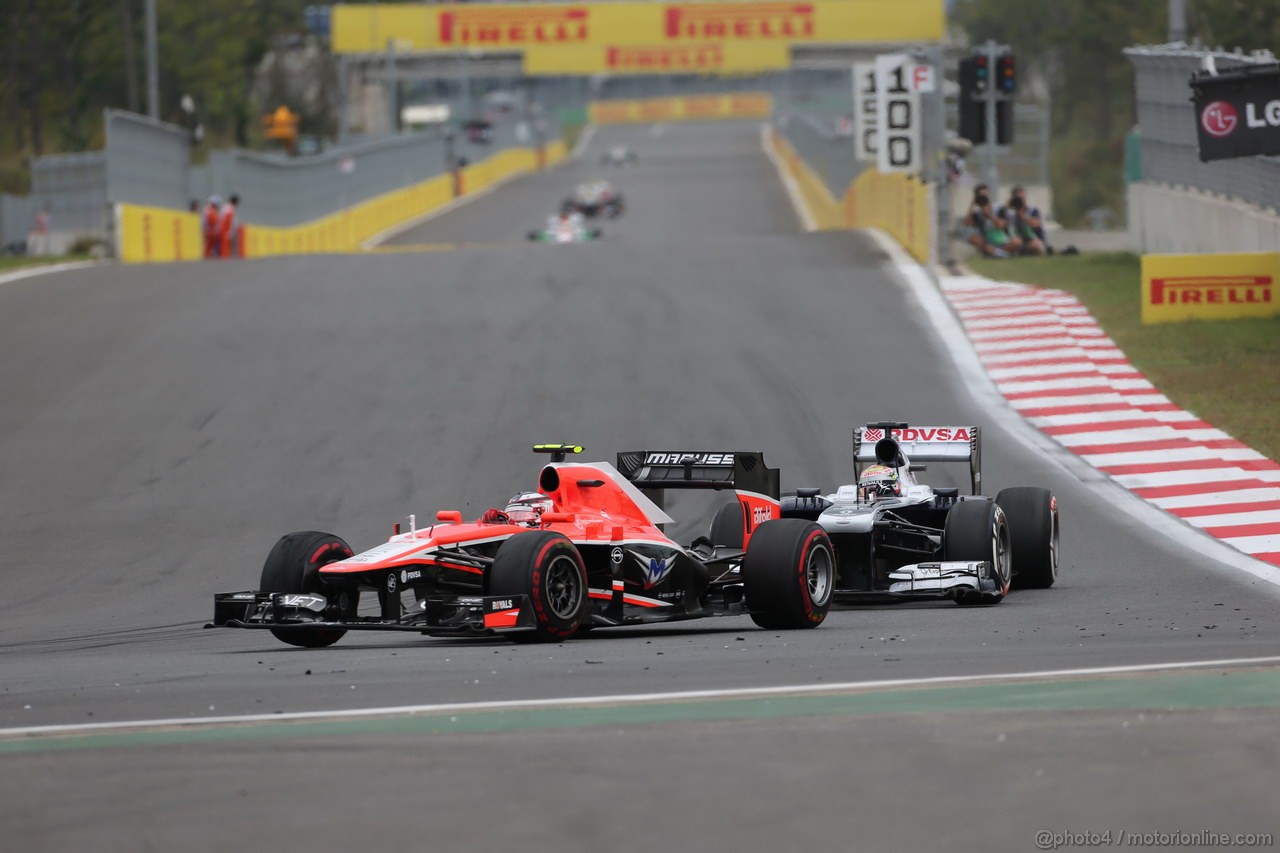 GP COREA, 06.10.2013- Gara, Max Chilton (GBR), Marussia F1 Team MR02