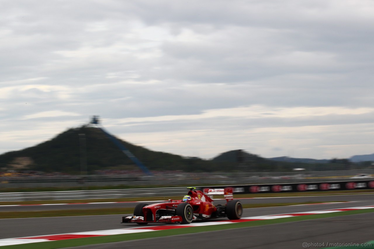 GP COREA, 06.10.2013- Gara, Felipe Massa (BRA) Ferrari F138