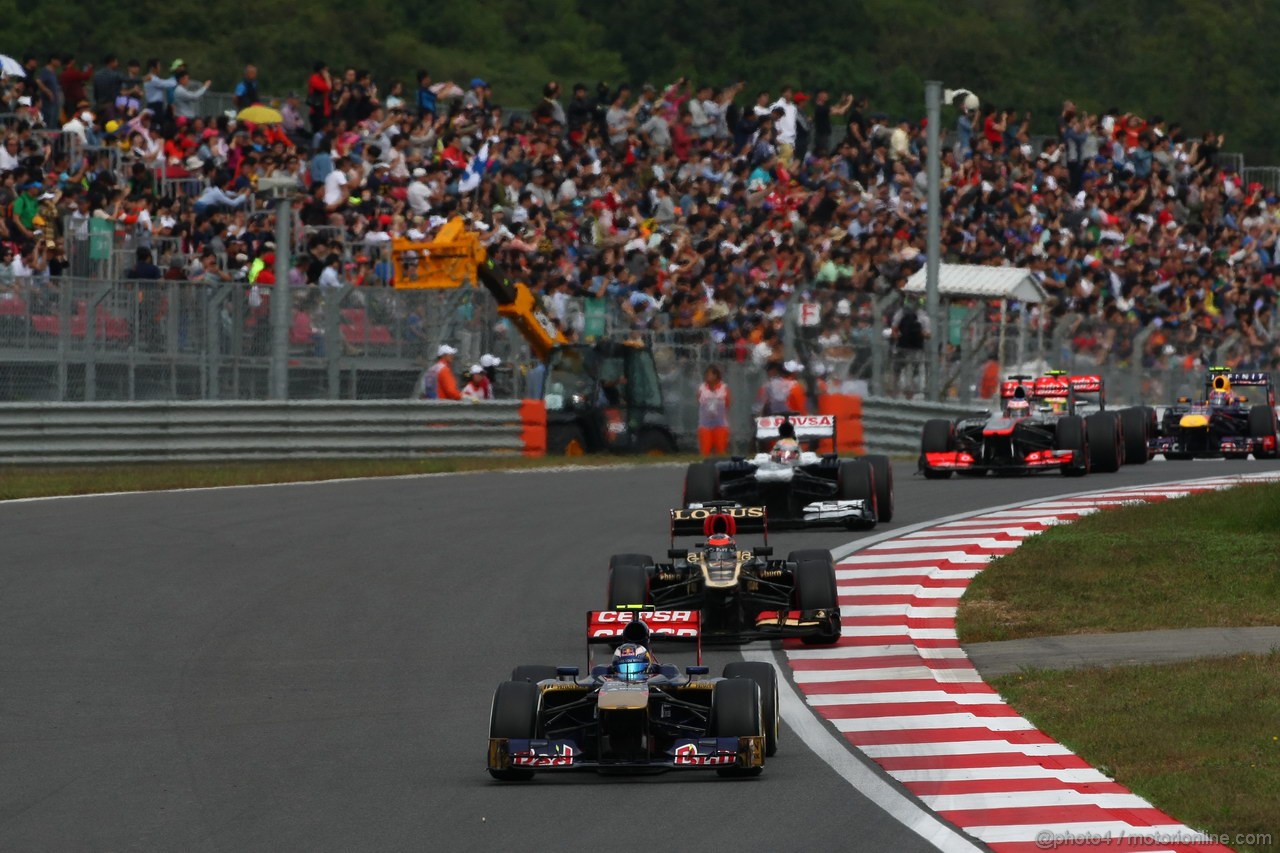 GP COREA, 06.10.2013- Gara, Daniel Ricciardo (AUS) Scuderia Toro Rosso STR8