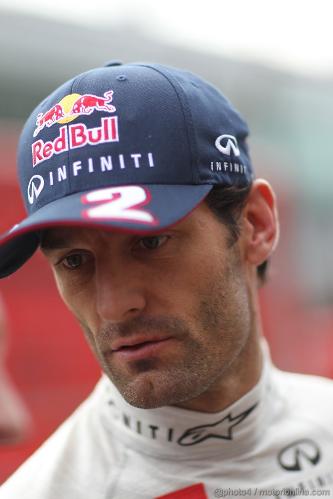 GP COREA, 06.10.2013- Mark Webber (AUS) Red Bull Racing RB9