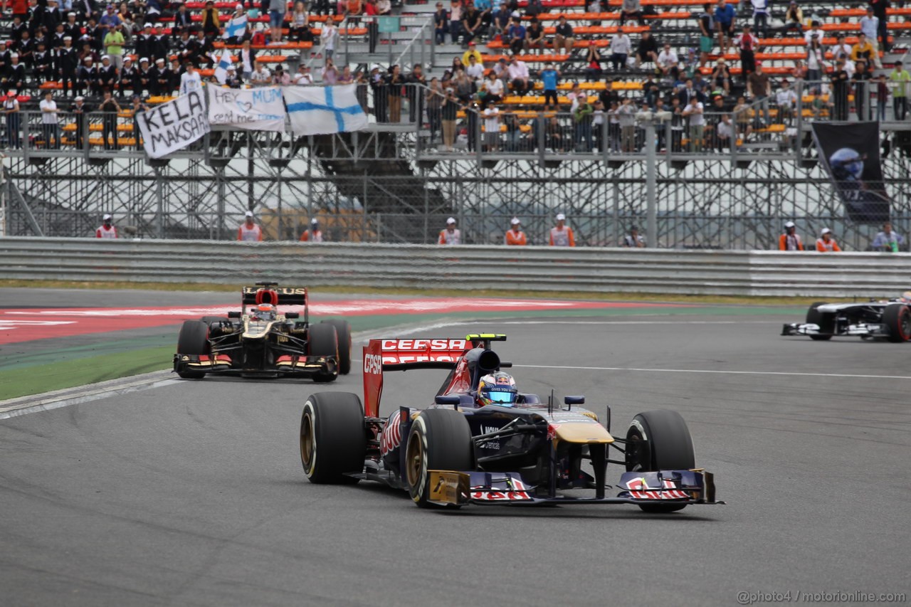 GP COREA, 06.10.2013- Gara, Daniel Ricciardo (AUS) Scuderia Toro Rosso STR8