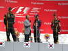 GP COREA, 06.10.2013- The Podium, winner Sebastian Vettel (GER) Red Bull Racing RB9, 2nd Kimi Raikkonen (FIN) Lotus F1 Team E21, 3rd Romain Grosjean (FRA) Lotus F1 Team E213 e Johnny Herbert (GBR)