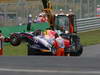 GP COREA, 06.10.2013- Gara, Mark Webber (AUS) Red Bull Racing RB9 Car afeter the accident