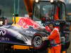GP COREA, 06.10.2013- Gara, Mark Webber (AUS) Red Bull Racing RB9 Car afeter the accident