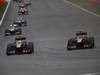 GP COREA, 06.10.2013- Gara,Kimi Raikkonen (FIN) Lotus F1 Team E21 overtakes  Romain Grosjean (FRA) Lotus F1 Team E213
