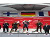 GP COREA, 06.10.2013- The Podium, winner Sebastian Vettel (GER) Red Bull Racing RB9, 2nd Kimi Raikkonen (FIN) Lotus F1 Team E21, 3rd Romain Grosjean (FRA) Lotus F1 Team E213