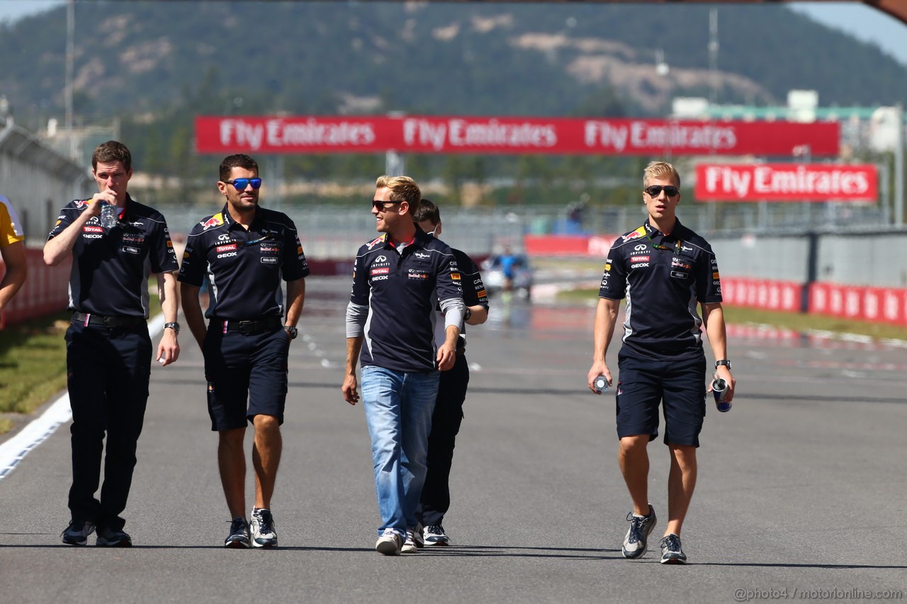 GP COREA, 03.10.2013- Sebastian Vettel (GER) Red Bull Racing RB9 