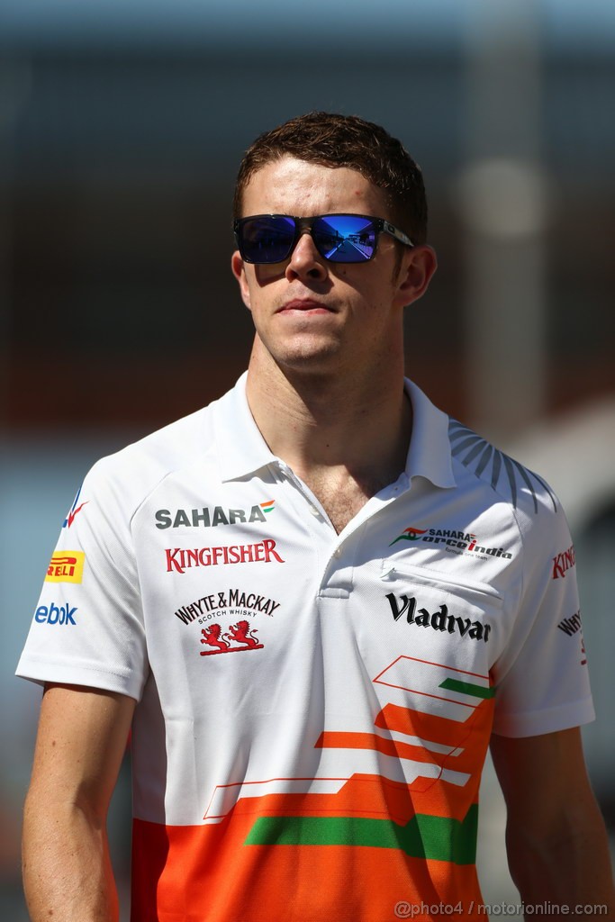 GP COREA, 03.10.2013- Paul di Resta (GBR) Sahara Force India F1 Team VJM06 