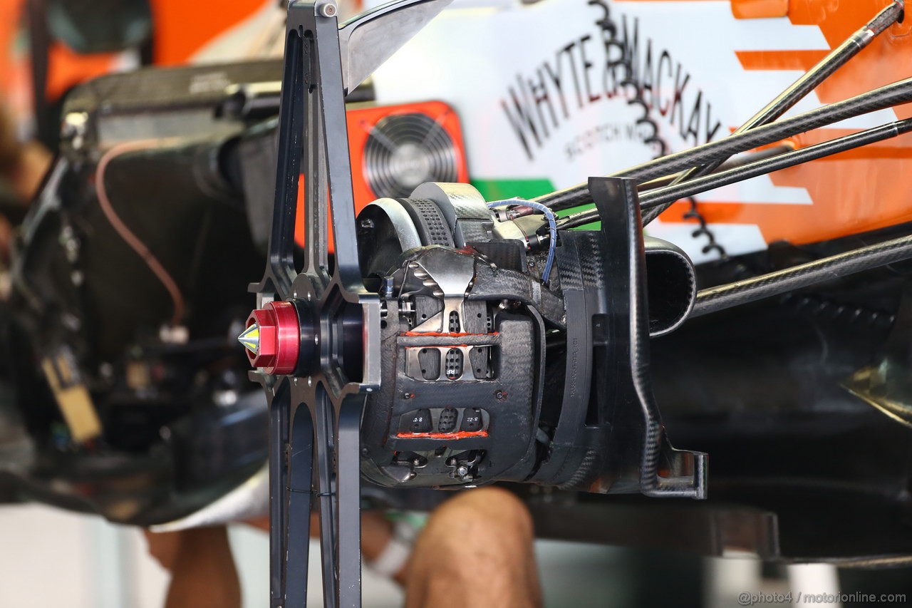 GP COREA, 03.10.2013- Sahara Force India VJM06 details