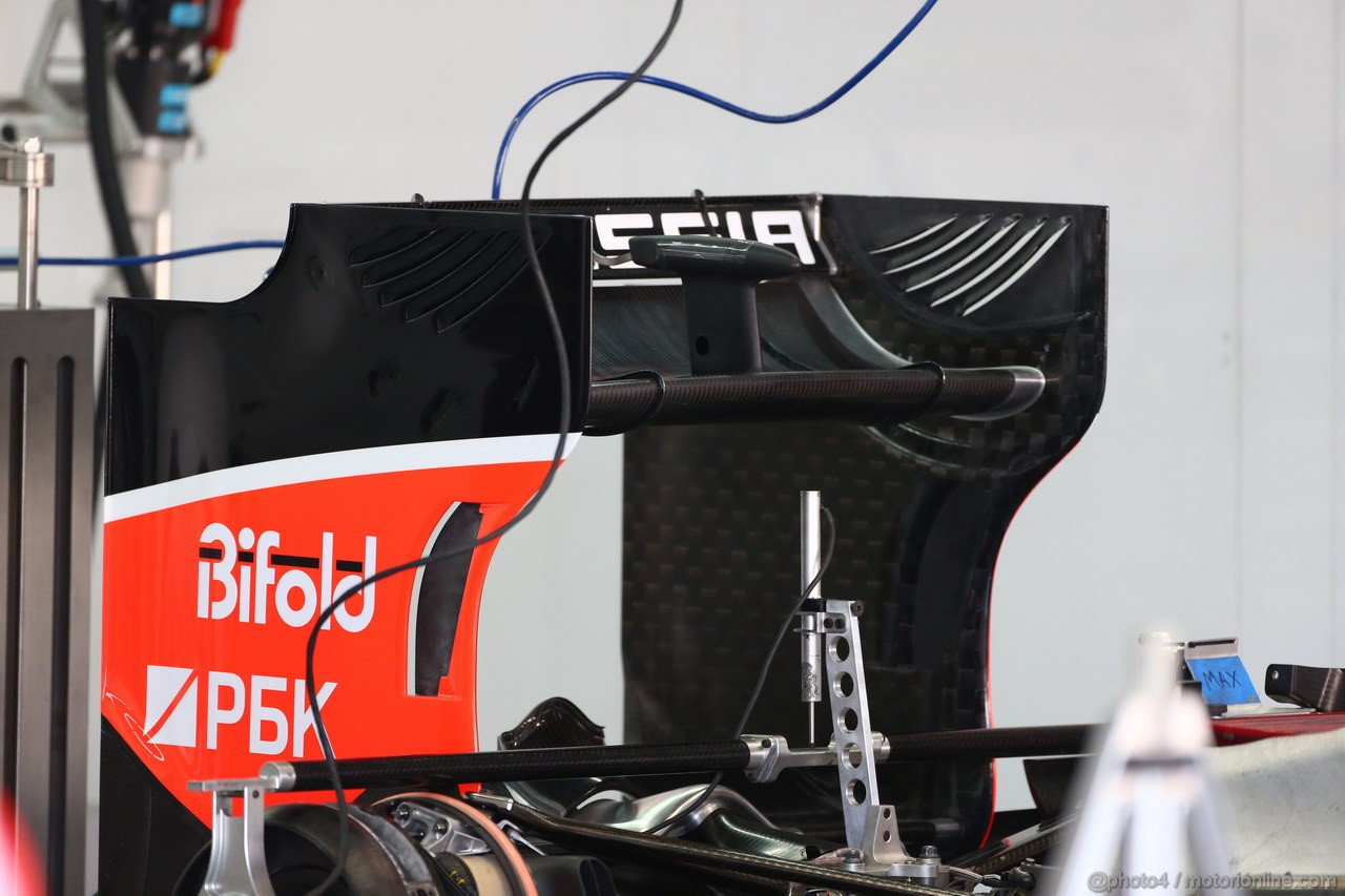 GP COREA, 03.10.2013- Marussia MR02 details 