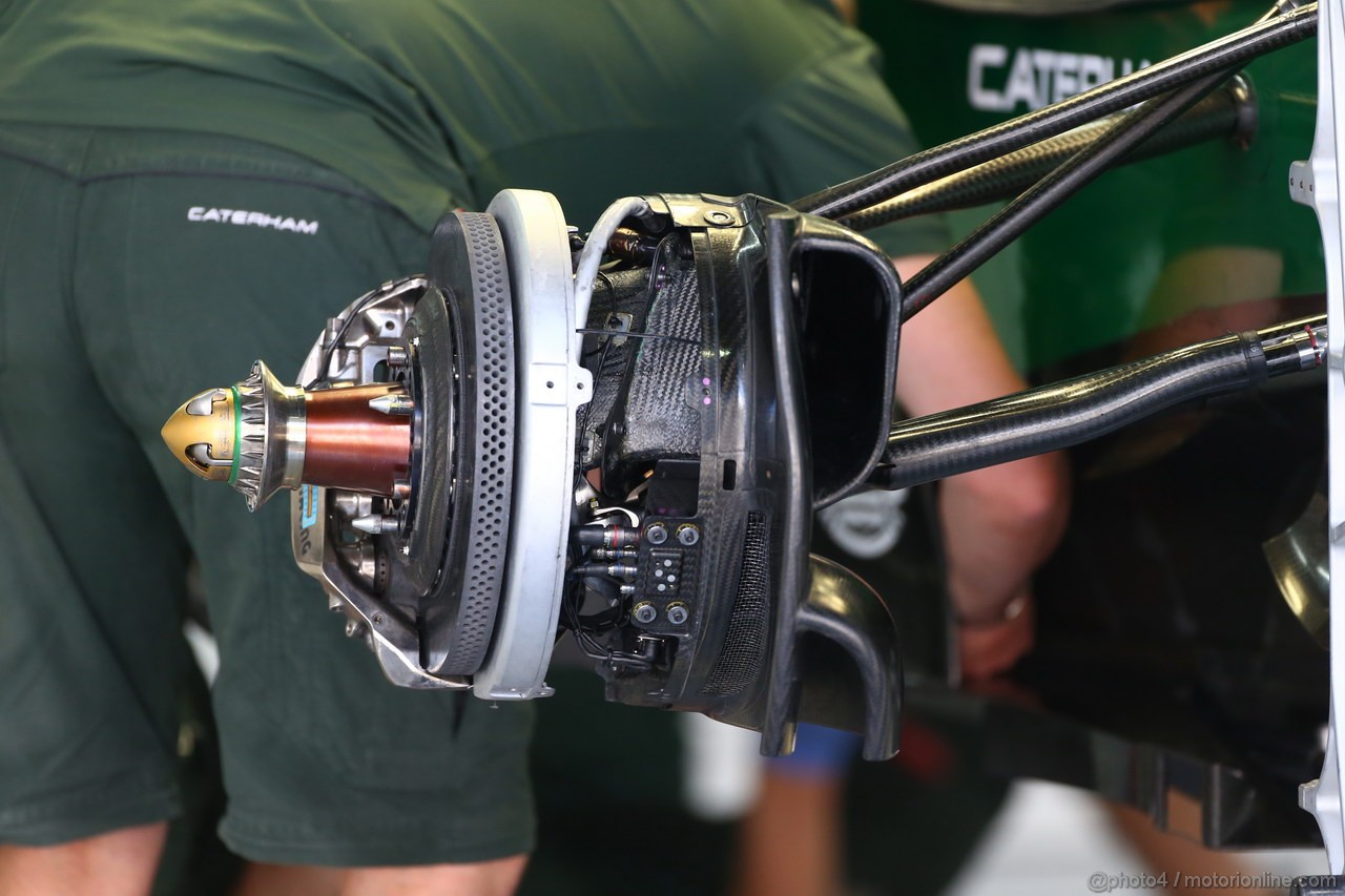 GP COREA, 03.10.2013- Caterham CT03 details 