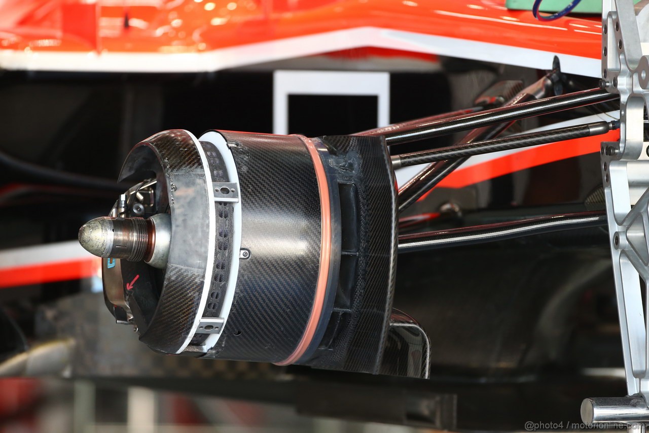 GP COREA, 03.10.2013- Marussia MR02 details 