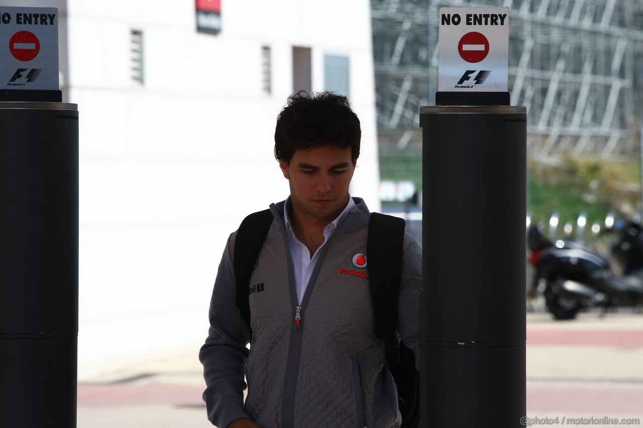GP COREA, 03.10.2013- Sergio Perez (MEX) McLaren MP4-28 