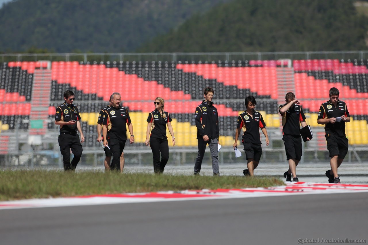 GP COREA, 03.10.2013-Romain Grosjean (FRA) Lotus F1 Team E21 