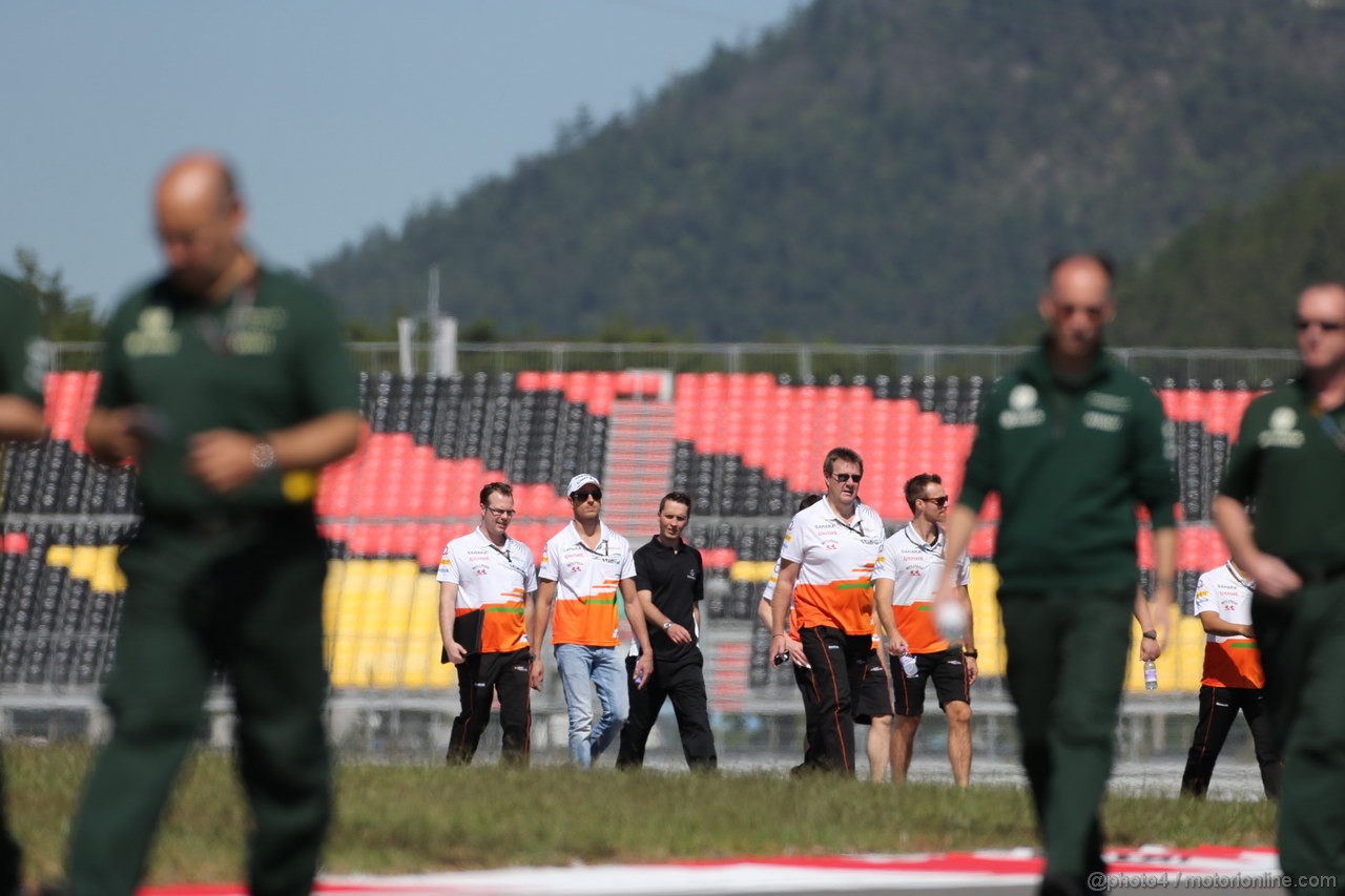 GP COREA, 03.10.2013- Adrian Sutil (GER), Sahara Force India F1 Team VJM06 