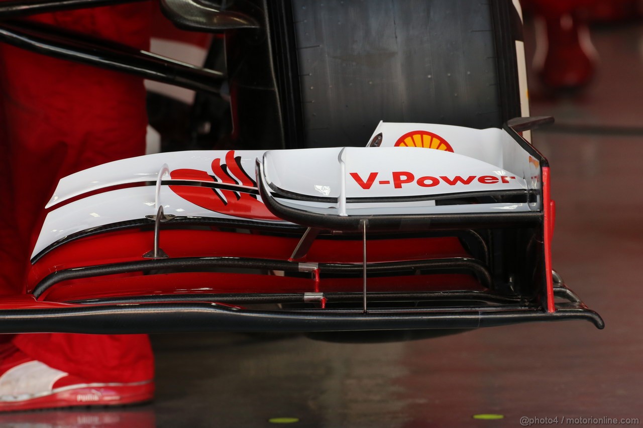 GP COREA, 03.10.2013- Ferrari F138 front wing