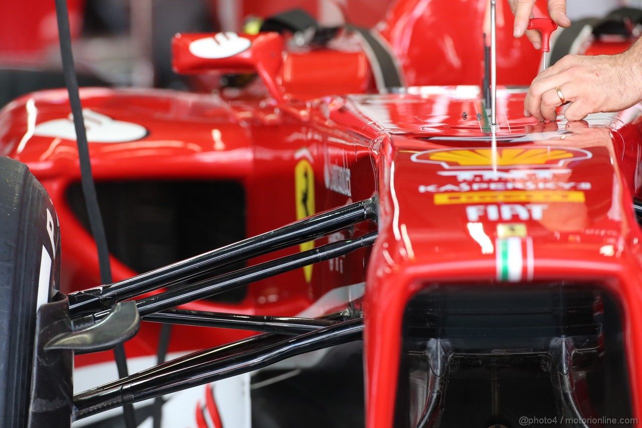 GP COREA, 03.10.2013- Ferrari F138 details