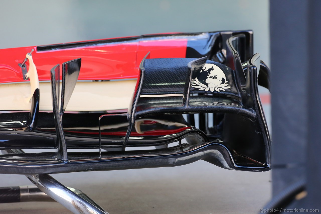 GP COREA, 03.10.2013- Lotus E21 front wing