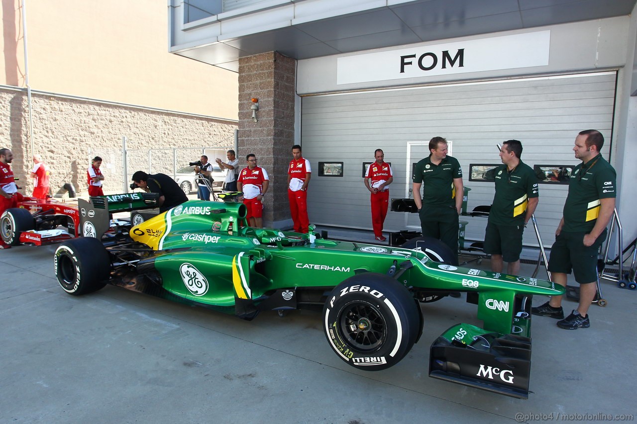 GP COREA, 03.10.2013- Caterham F1 Team CT03 details