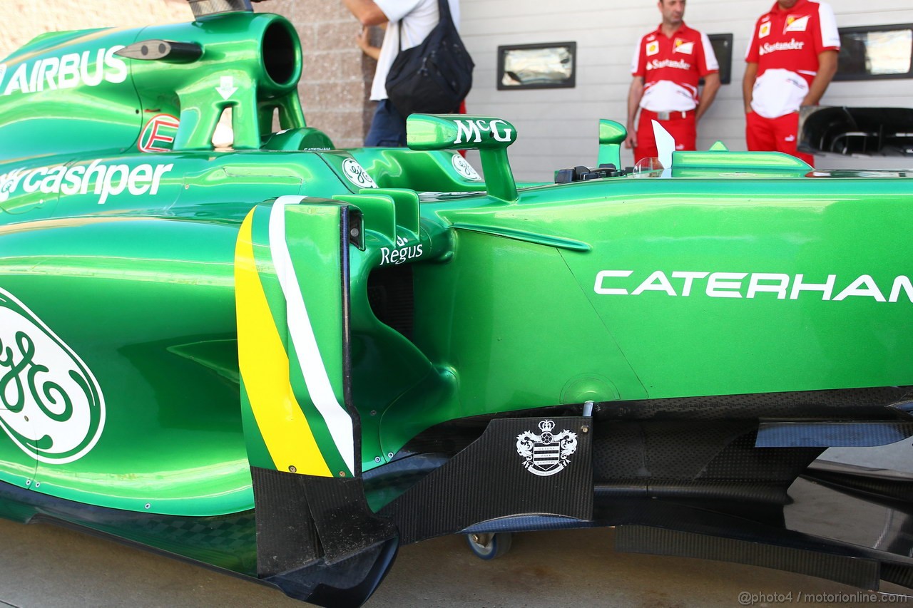 GP COREA, 03.10.2013- Caterham F1 Team CT03 details