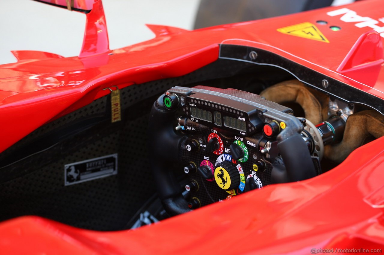 GP COREA, 03.10.2013- Ferrari F138 Detail