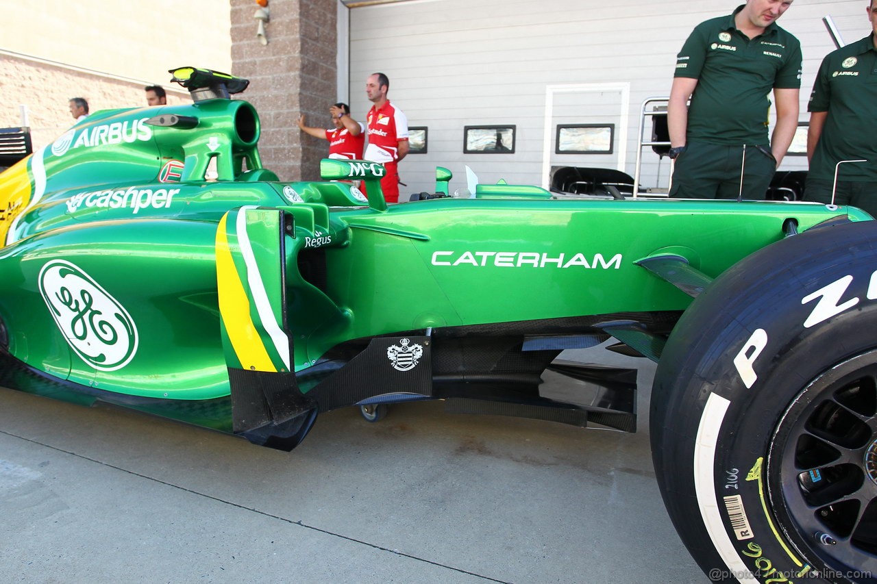 GP COREA, 03.10.2013- Caterham F1 Team CT03 details
