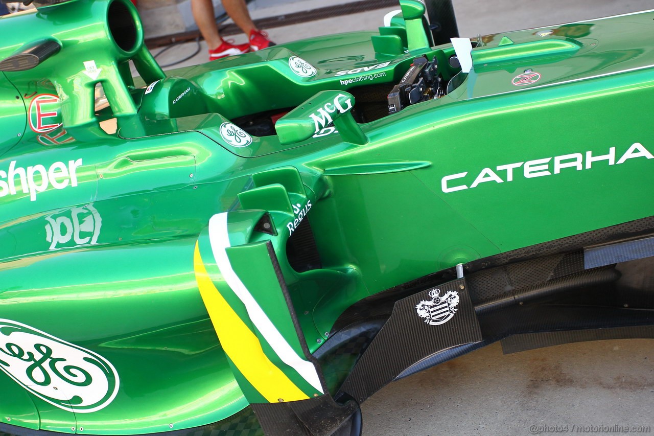 GP COREA, 03.10.2013- Caterham F1 Team CT03 details