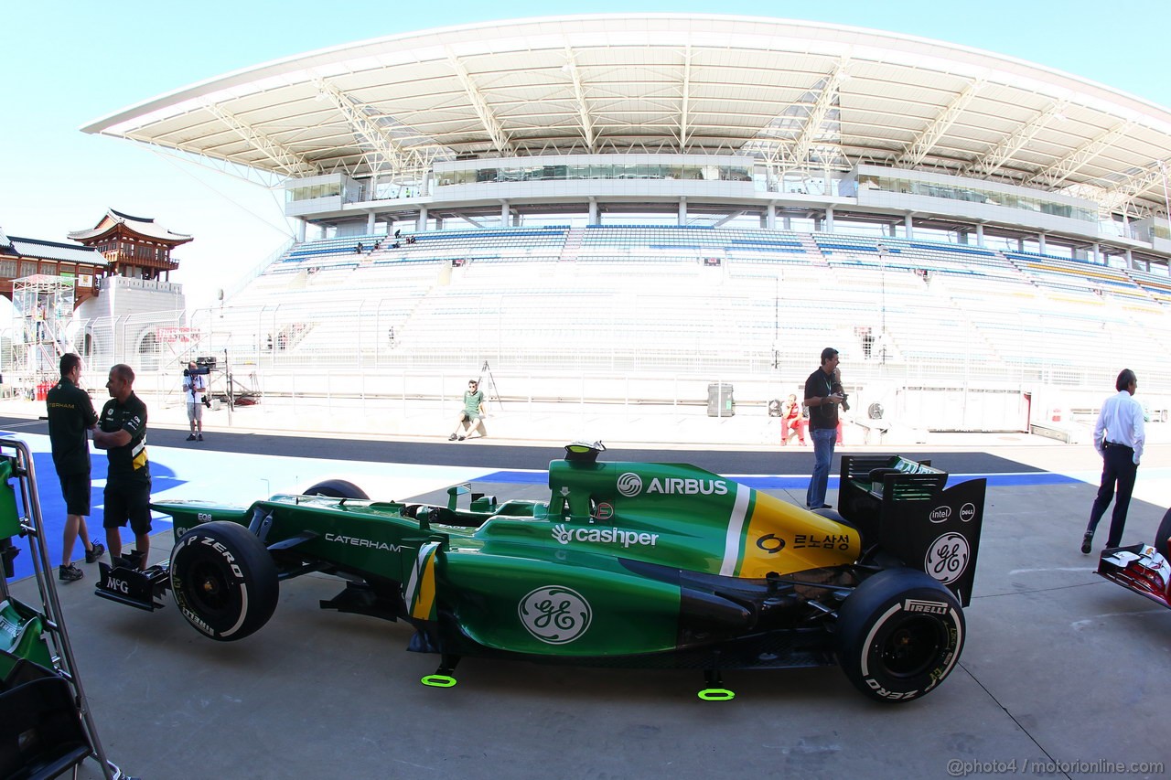 GP COREA, 03.10.2013- Caterham F1 Team CT03 details