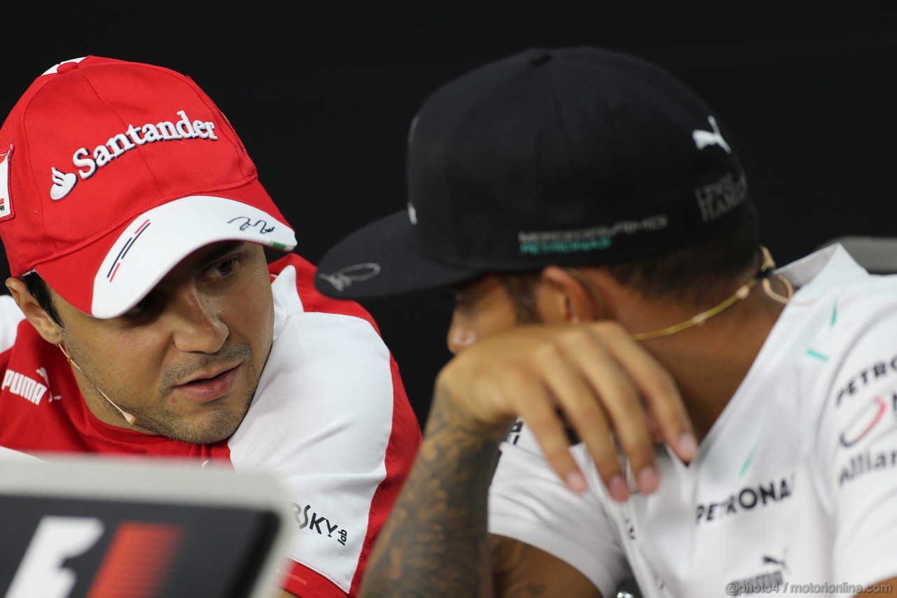 GP COREA, 03.10.2013- Giovedi' Press Conference, Felipe Massa (BRA) Ferrari F138 