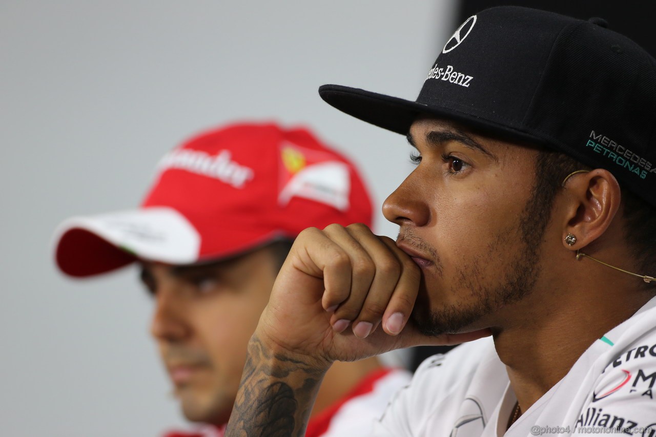GP COREA, 03.10.2013- Giovedi' Press Conference, Lewis Hamilton (GBR) Mercedes AMG F1 W04