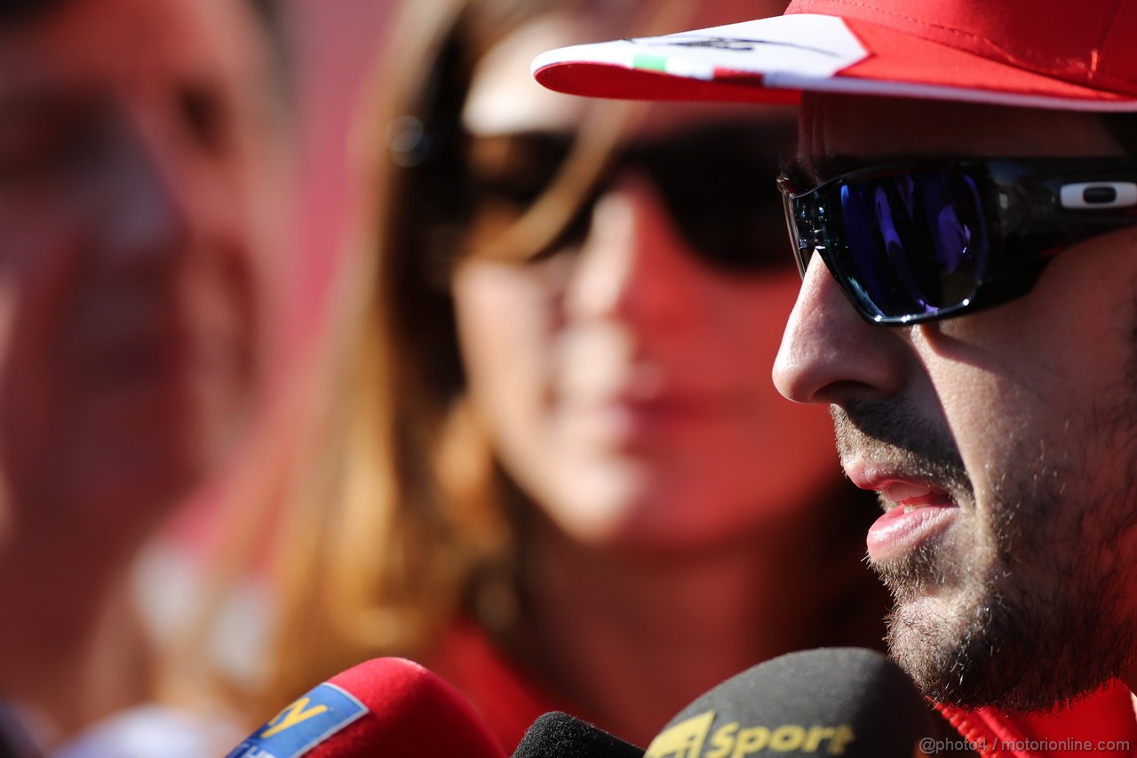 GP COREA, 03.10.2013- Fernando Alonso (ESP) Ferrari F138 