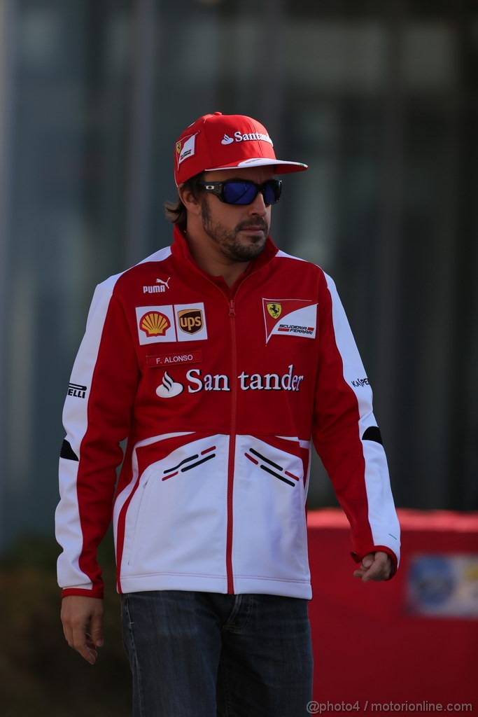 GP COREA, 03.10.2013- Fernando Alonso (ESP) Ferrari F138 
