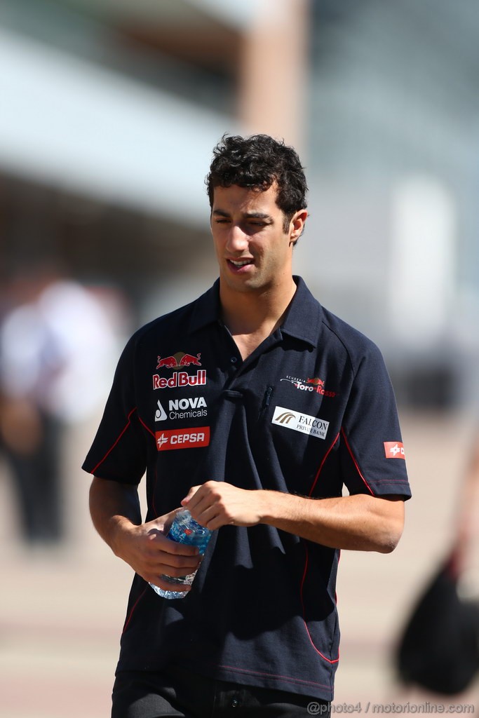 GP COREA, 03.10.2013- Daniel Ricciardo (AUS) Scuderia Toro Rosso STR8 
